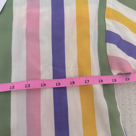 FINAL PRICE A Cropped Top, Striped, in Candy Crush Hues, size XS/S - Picture 7 of 8